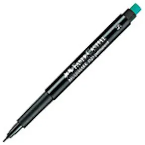 OH-Penna/Märkpenna Faber Castell Svart, sf, 10st