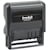 Stempel Trodat 4817 Wortband mit Datum, grau-schwarz