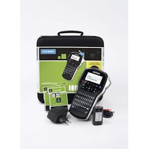Labelprinter DYMO LM 280, kuffertsæt, genopladelig, sort