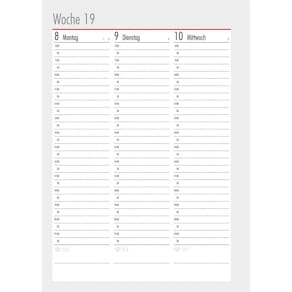 Kalendarium BSB Business A4 2026, 1W=2S, 5-fach gelocht