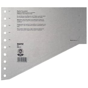Staffeltrennblatt Leitz, A4, grau