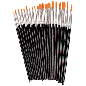 Syntetpenselset flata 20/fp