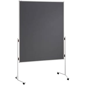 Moderatorentafel FRANKEN ECO, Filz, 120 x 150 cm, grau