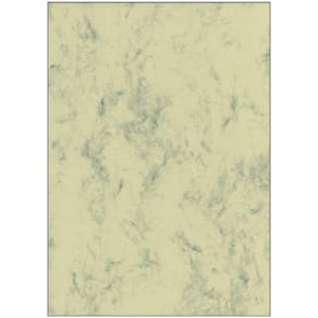 Designpapier Sigel Marmor, A4, 50 Blatt, beige
