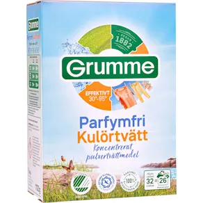Tvättmedel GRUMME Kulörttvätt 1,12kg
