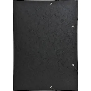 Gummibandsmapp 3-klaff A3 600g svart