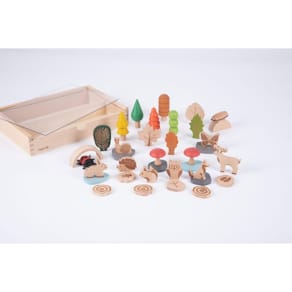 Träfigurer skog och djur 36/fp