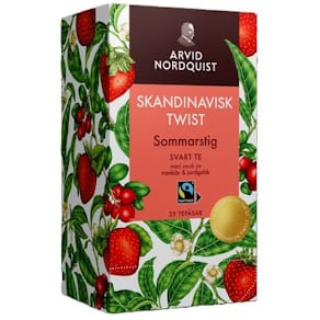 Te AN Jordbær og tranebær sort te (25)