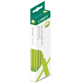 Blyertspenna LINEX HB ljusgrön 12/fp